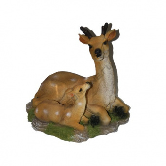 Олень с оленёнком 31,5х25х30 см