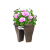 Кашпо с подвесом ELHO loft urban hanging basket 20см кирпичный