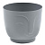 Кашпо пластиковое ATENA 16,5/14см 2,2л серый