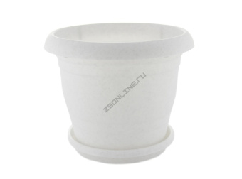 Кашпо Топрак мраморное, 1,8 л