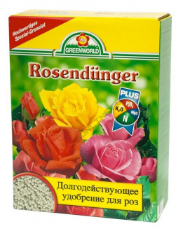 Долгодействующее удобрение GREENWORLD для Роз с магнием, 1 кг