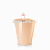Кашпо Мини-Дельтини 13,абрикосовое,с системой полива 