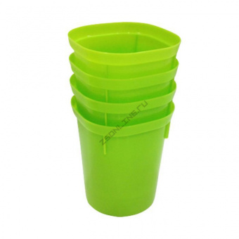Стаканчик для рассады со съемным дном, 4х400 мл