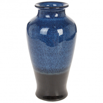Ваза "Artisan" (керамика), цвет синий, 13,5x23 см 