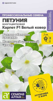 Петуния Карпет Белый ковер 10шт (Сем Алт)