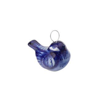 Елочная игрушка "Птичка" (м) 30х45х30мм