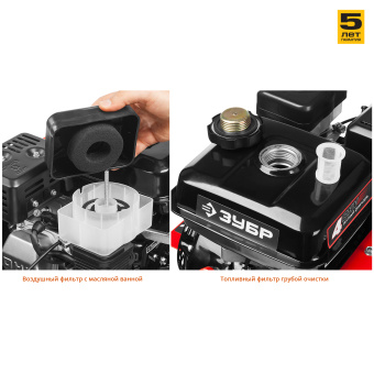 Культиватор ЗУБР бензиновый МКТ-170 6