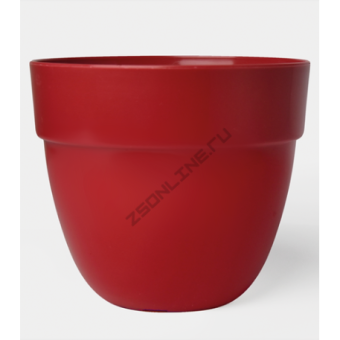 Кашпо ORCHIDEA NOWA d30;h25,2 см 12л красный 387