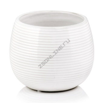 Кашпо пластикове Vintage d15; h13 см кремовый