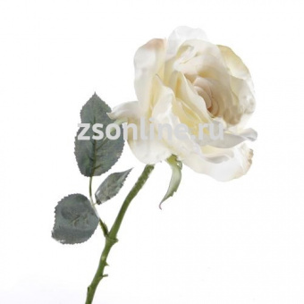 Искусственное растение Роза Suzana ванильная 25см