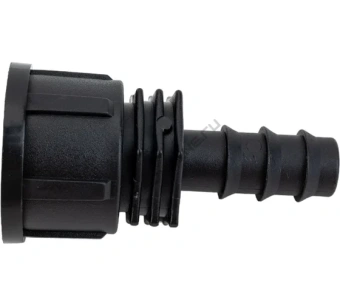 Штуцер с внутренней резьбой 3/4" на трубку капельного полива 16мм 