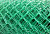 Сетка оцинкованная рабица с ПВХ покрытием яч. 55 х 55 мм d= 2,5 мм  зеленая (рулон 1,5 х 10 м)
