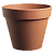 Кашпо теракот VASO STANDARD d19; h15,9 см терра классик без поддона 011900I