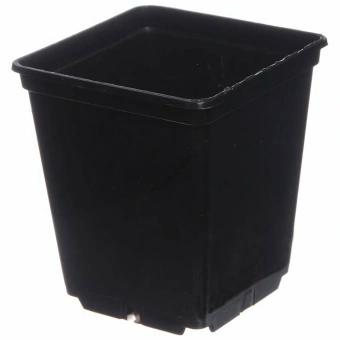 Горшок для рассады 0,25л.7х7х8 черный  арт. А5500чр