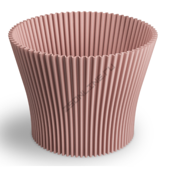 Кашпо Lotos d11; h9см розовый (DARK POWDER PINK) DLO 11