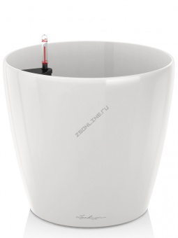 17200 Кашпо (пластик) Lechuza Classico D21xH20 см,белый