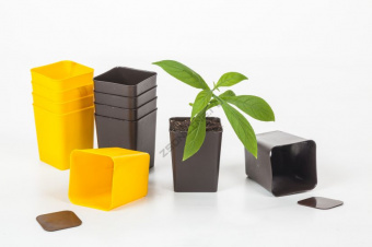 Стаканчик для рассады 400 мл с выдвижным донышком Радиан