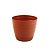 Горшок для цветов пластиковый Бриз (терракотовый) d11,5 h9,5 см 0,7л