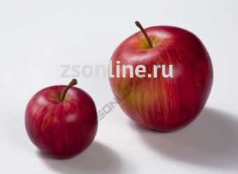 Яблоко бордово-желтое 5,5 см