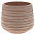 Горшок керамический Vaso Rigato d15; h14,0 см терракот P1815GSR 